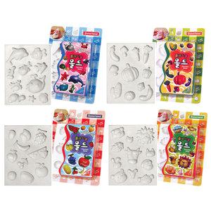 도너랜드 5000 플렉시블몰드 찍기 틀 클레이 4종