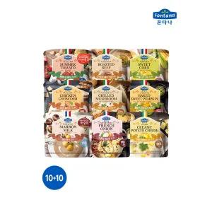 [하프클럽/폰타나]폰타나 수프 20봉 골라담기(8종 택2) / 전자레인지용 180g