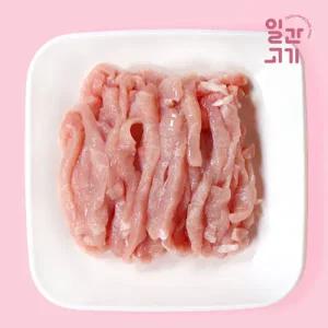 [롯데백화점]온도씨 [일간고기][냉장]무항생제 한돈 등심 잡채용 500g