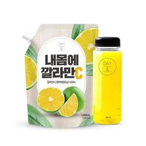 [NS홈쇼핑][참앤들황토농원] 내몸에 깔라만시 100% 원액 1L X 4팩 + 보틀 1개..[32291609]