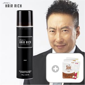 박명수헤어리치 흑채(스프레이형) 120g x 1개 + 마스크팩1개