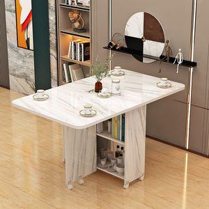 사이드 테이블 2인 식탁 4인 얇은 식탁세트  가성비 이동테이블 접이식 온가족 편리한 이케아 다용도 확장