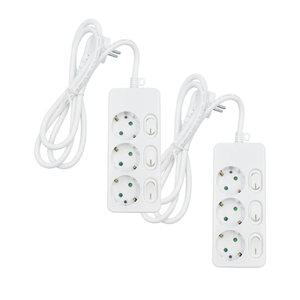 STAGER (16A) 3구 개별 멀티콘센트, 10M, 2개