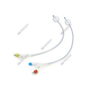 인성 폴리카테터 8FR~20FR 10개 택1 2way 실리콘 도뇨관 소변줄 비뇨기과용