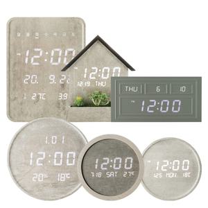 플라이토 문클락 전자달력 인테리어 LED벽시계 집들이 개업식 무소음 벽걸이led시계