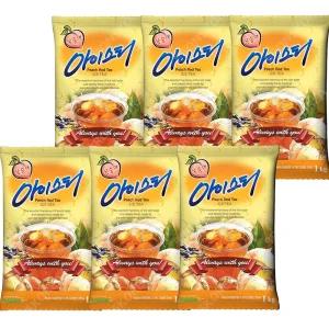 대호 복숭아 아이스티 1kg X 6개 에이드 홍차 자판기용