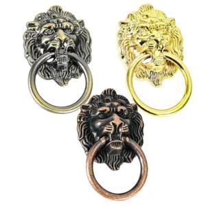 엔틱 사자머리 교체핸들 사자상 원형 가구손잡이