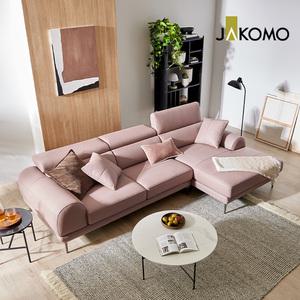 [자코모]몽슈 4인 카우치형 기능성 슈렁큰 천연면피 소가죽 소파+쿠션2개