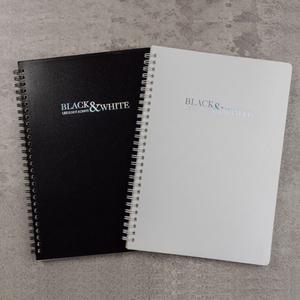 옥스포드 블랙앤화이트 B5 절취 스프링노트 80매 상철 좌철