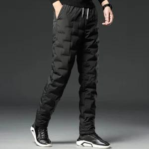 남자 겨울 깔깔이바지 솜바지 방한 배달 방풍 패딩 팬츠