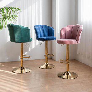 [체어팩토리]릴리바체어 벵벳 높이조절 식탁의자 홈바 인테리어