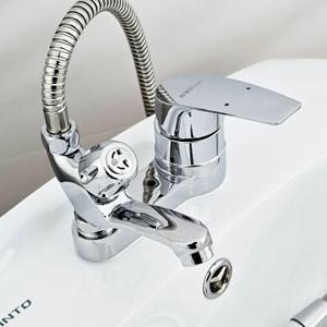 국산 세면대 수전 (SYK104) 세면기 샤워 겸용 수도꼭지 2홀 3홀 투홀 세면 4인치