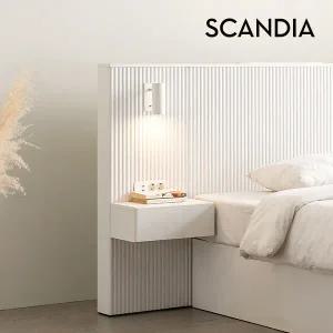 에센셜 템바보드 호텔 침대 LED 협탁 /착불배송