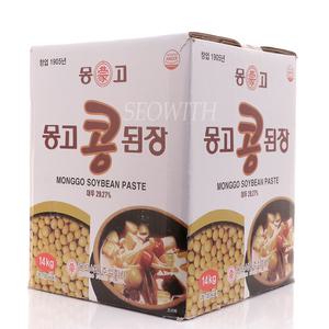 마산몽고 몽고 콩된장 14kg/무료배송/콩알의 생생함과 납두균 첨가로 재래식의 깊은 된장 맛을 더한 제품