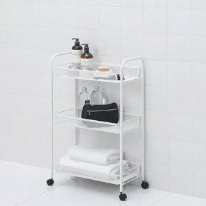 [기타]이케아 호르나반 선반진열대 철제트롤리 수납 정리대 3단 이동트레이