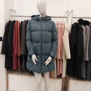 [하프클럽/프로그램]프로그램 NC해운대점 파격할인  탈부착 후드 다운 오리털 롱 패딩 P224D058