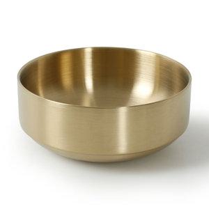 키친아트 금상첨화 티타늄 이중 국 대접 단 14 GI 스텐 무광 한정식 국그릇 탕기