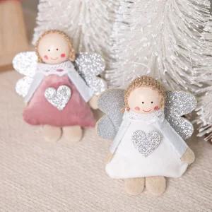 크리스마스 천사 인형 트리 장식 어텐션 10cm 2컬러 꾸미기 소품 용품 오너먼트 데코 이벤트 파티