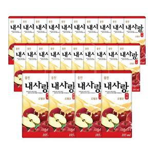 [음료센타]웅진 내사랑 사과드링크185ml 24팩