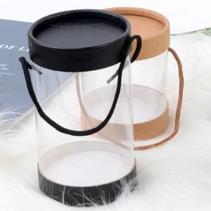 보이는 원통 선물상자 손잡이 캔들 디퓨저 투명케이스