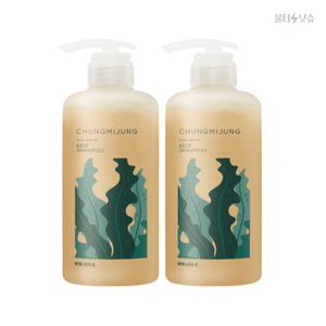 청미정 두피 모발케어 수분공급 영양공급 천연 다시마샴푸 500ml 2개