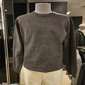 [킨록바이킨록앤더슨](신세계 사우스시티)히트업 베이직 루즈핏 차콜 그레이 라운드 니트(JGY52L099)