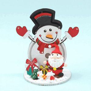 크리스마스 네온사인 스탠드 (눈사람)