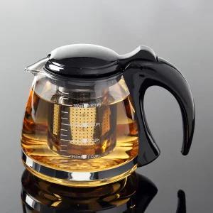유리 차포트 스텐 거름망 차주전자 티팟 (750ml)