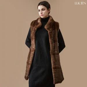 [루시앙]루시앙 차이나 코듀로이 밍크 조끼 CDRY31_MH