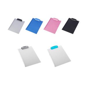 A4용지 필기받침대 펜꽂이클립보드 서류철 종이고정 투명메모받침대