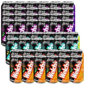 웰치스 제로 355ml 포도 24캔 + 샤인머스캣 12캔 + 오렌지 12캔