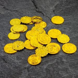 해적 보물 모형 금화 세트 100p  촬영소품 게임 코인 달러   GS1500046A