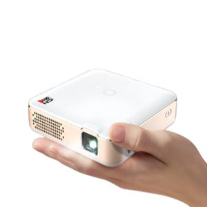저스 미니빔 프로젝터 휴대용 가정용 4K 단초점 캠핑용