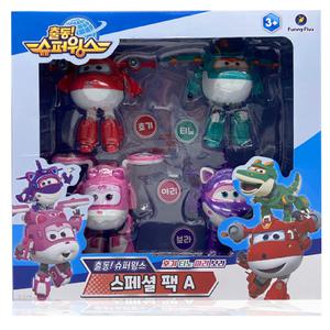 슈퍼윙스 스페셜팩 A 호기 티노 아리 보라 세트