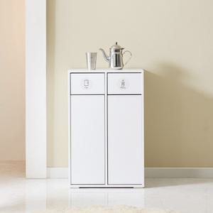 [전용봉투 100%선물] 파로마 슬림 E0 분리수거함 수납장 2칸 540