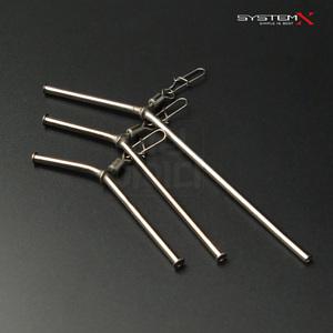 시스템엑스 스네이크 편대채비 L형 카고낚시 원투자작채비 스텐편대 천칭 3개입