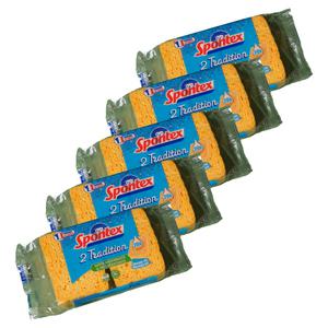 스폰텍스 드라이 셀룰로스 스펀지 2입, 5개 (총10개)