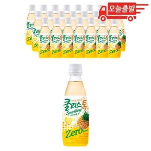 오늘출발 동원 쿨피스 톡 제로 스파클링 파인애플맛 340ml 24개