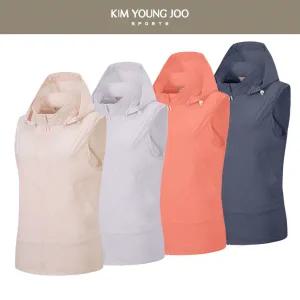 [김영주 골프][봄여름용]김영주스포츠 여성 스판 바람막이 베스트 WV316