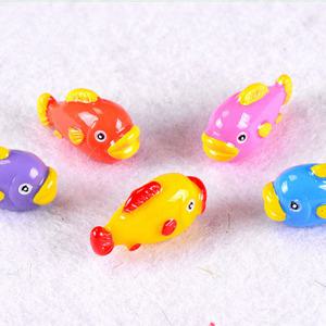 미니어쳐 플럼핑 물고기-랜덤 6개 세트 테라리움 젤캔들 재료