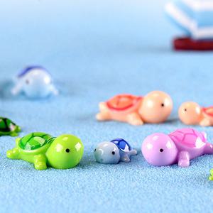 미니어쳐 칼라거북이(대)-랜덤 4개/테라리움 젤캔들 재료