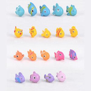 미니어쳐 작은물고기20종-랜덤 4개/테라리움 젤캔들 재료