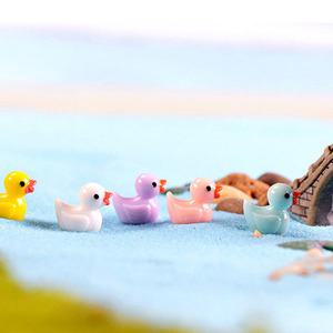 미니어쳐 언니분홍 오리-2개/테라리움 젤캔들 재료