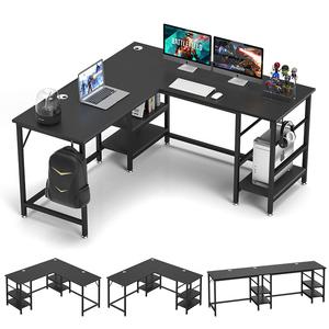 월로덴VORDERN  L형 코너형 일자형 가변 게이밍 컴퓨터 책상 책장책상