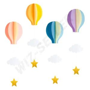 어린이 유아 인테리어 열기구장식 방꾸미기 행잉모빌