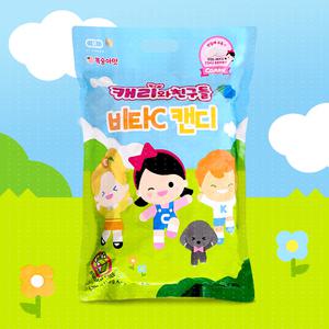 캐리와 친구들 어린이 비타민 캔디 복숭아맛 1000정 1개 