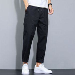 허리밴딩 빅사이즈 남성 롤업 슬랙스 팬츠