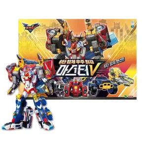 또봇V 마스터V 6단 합체 비클 스피드 몬스터 로켓 파워트레인 슈퍼드릴러 소닉스텔스 캐릭터 로봇