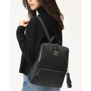 [갤러리아] DCBA4E369BK 닥스 블랙 칼라일 가죽 백팩