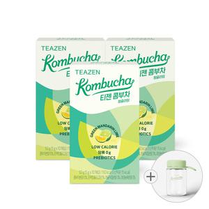 티젠 콤부차 청귤라임 10스틱X3박스 (보틀 포함)